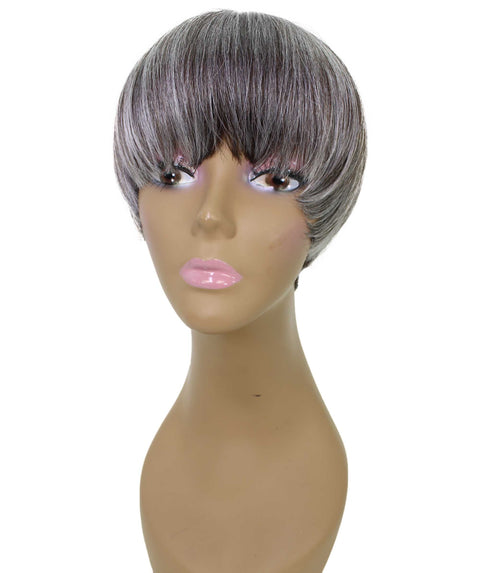 Alyssa Charcoal Gray Short Hair Wig