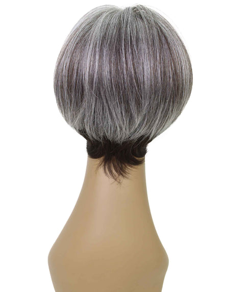 Alyssa Charcoal Gray Short Hair Wig