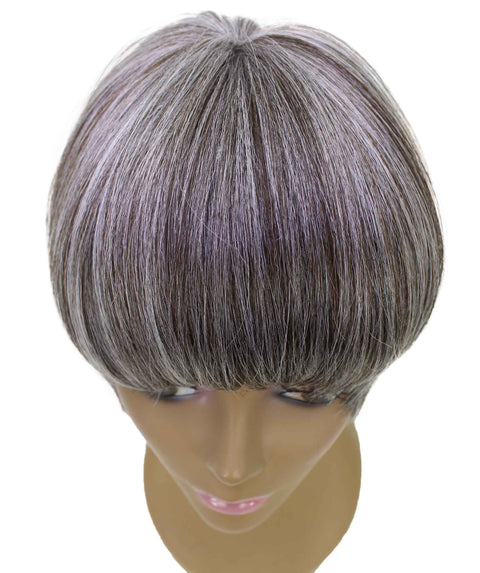 Alyssa Charcoal Gray Short Hair Wig