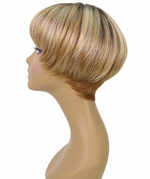 Alyssa Strawberry Blonde Ombre Short Hair Wig