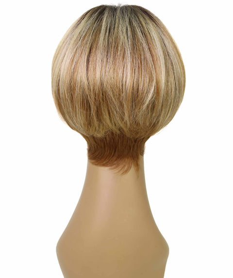 Alyssa Strawberry Blonde Ombre Short Hair Wig