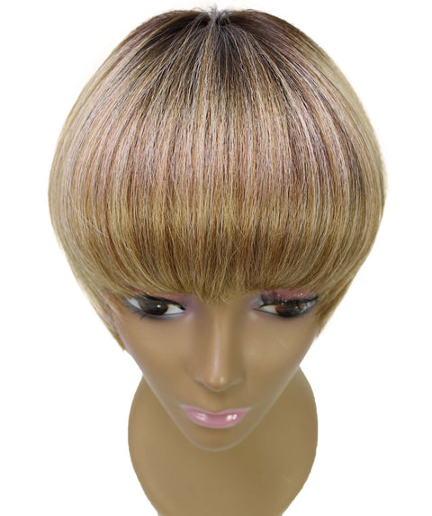 Alyssa Strawberry Blonde Ombre Short Hair Wig