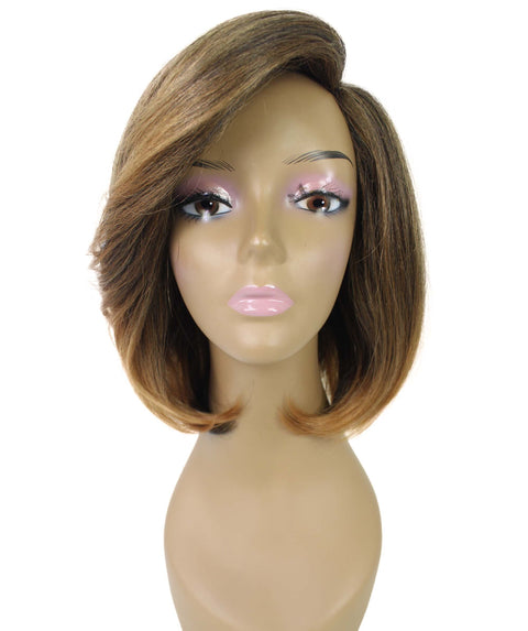 Kennedy Dark Brown with Golden Lace Wig