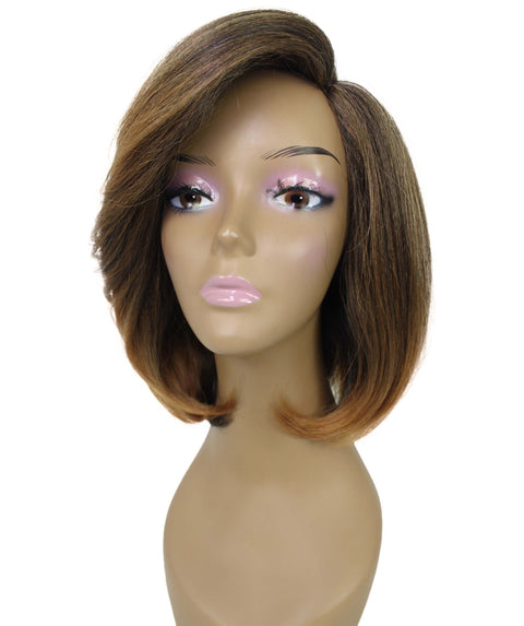 Kennedy Dark Brown with Golden Lace Wig