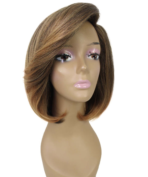 Kennedy Dark Brown with Golden Lace Wig