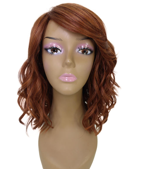 Madison Brown with Copper Red Layer Full Wig