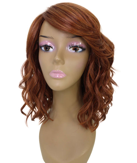 Madison Brown with Copper Red Layer Full Wig