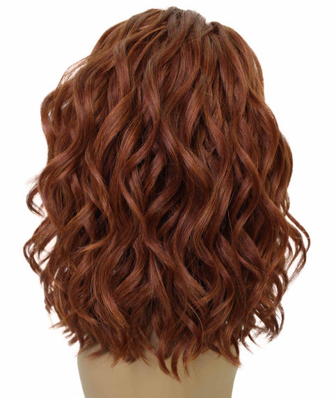 Madison Brown with Copper Red Layer Full Wig