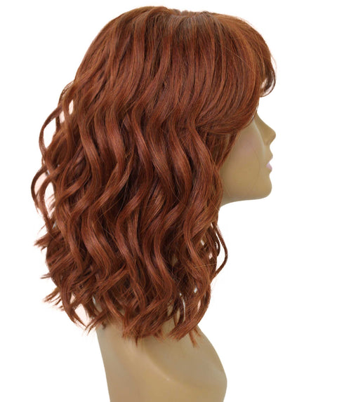 Madison Brown with Copper Red Layer Full Wig