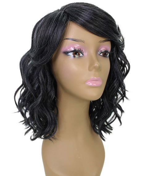 Madison Salt and Pepper Blend Layer Full Wig