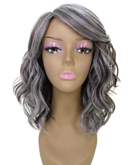 Madison Charcoal Gray Layer Full Wig