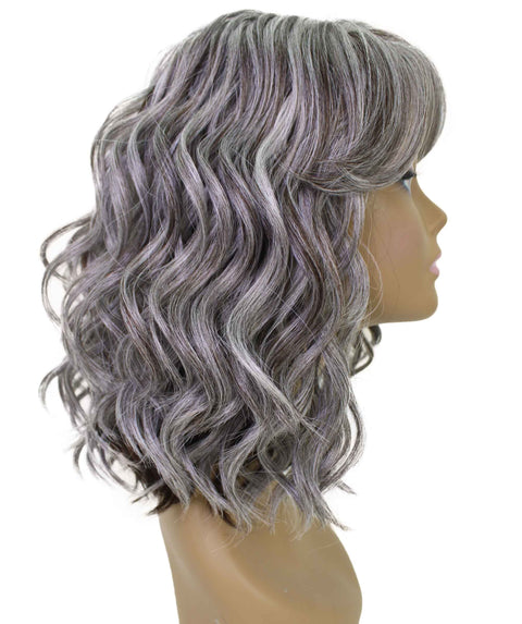 Madison Charcoal Gray Layer Full Wig