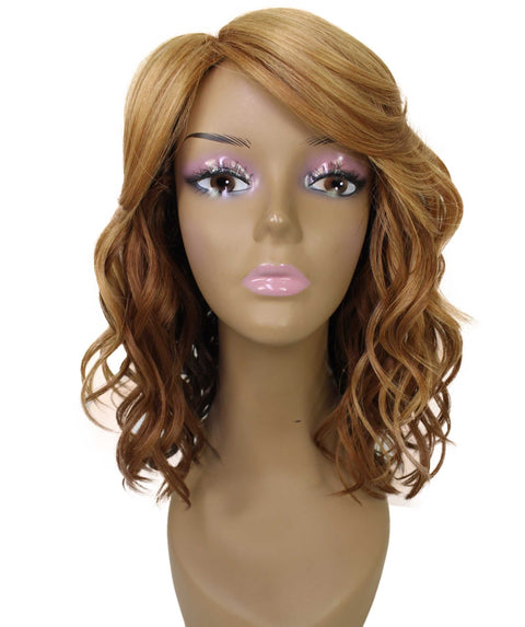 Madison Auburn Brown with Chestnut Blend Layer Full Wig