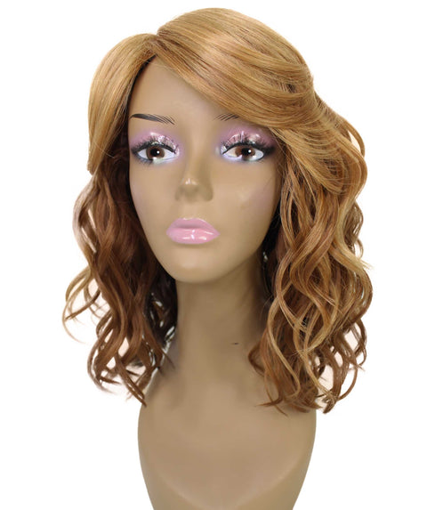 Madison Auburn Brown with Chestnut Blend Layer Full Wig