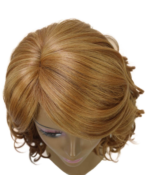 Madison Auburn Brown with Chestnut Blend Layer Full Wig