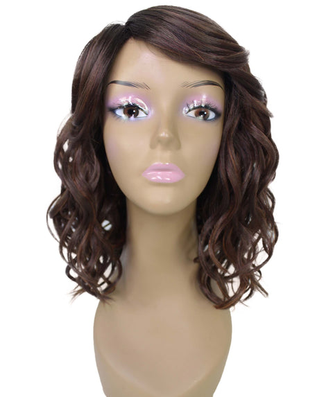 Madison Dark Chestnut Brown Layer Full Wig