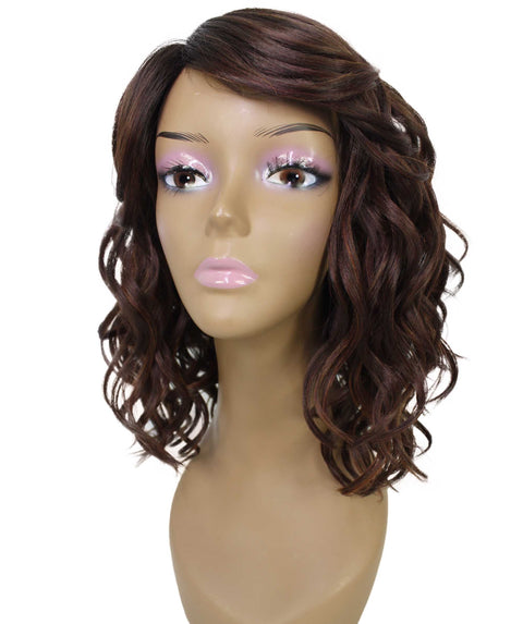 Madison Dark Chestnut Brown Layer Full Wig