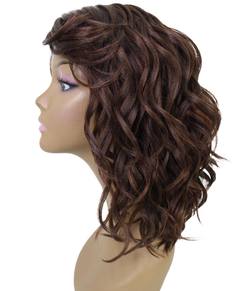 Madison Dark Chestnut Brown Layer Full Wig