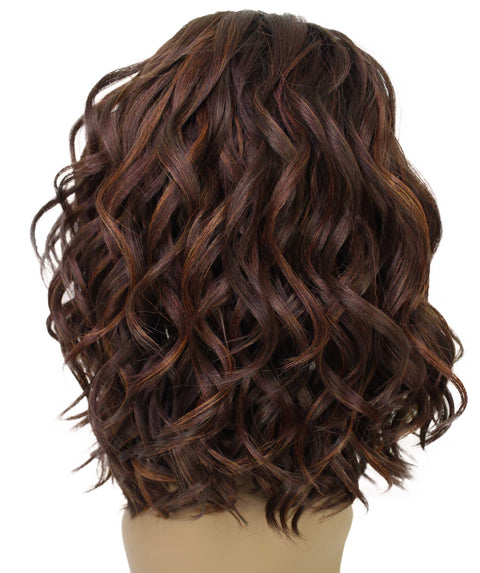 Madison Dark Chestnut Brown Layer Full Wig