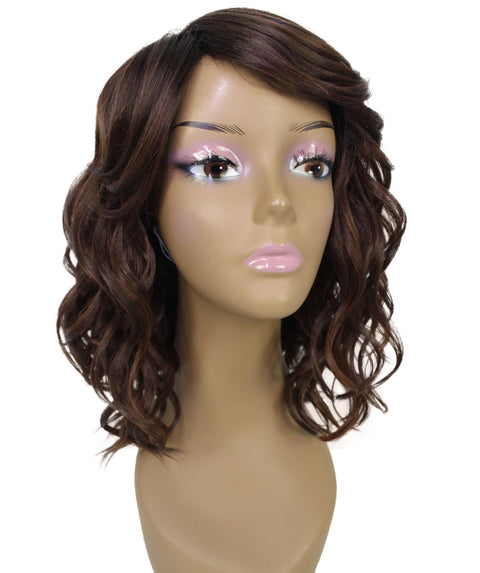 Madison Dark Chestnut Brown Layer Full Wig