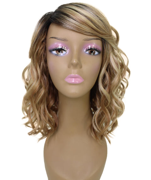 Madison Strawberry Blonde Ombre Layer Full Wig