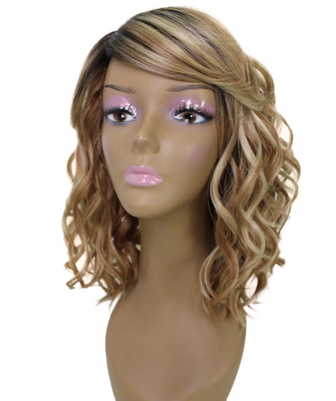 Madison Strawberry Blonde Ombre Layer Full Wig