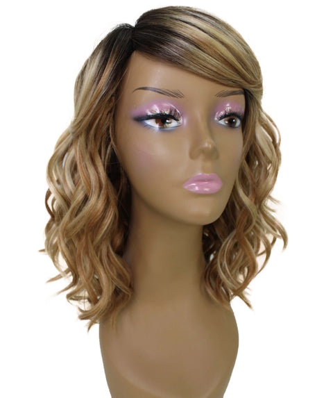 Madison Strawberry Blonde Ombre Layer Full Wig