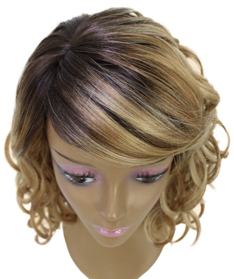 Madison Strawberry Blonde Ombre Layer Full Wig