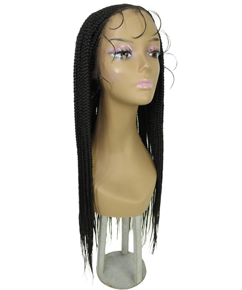 Jordan Dark Brown Braided Lace Wig