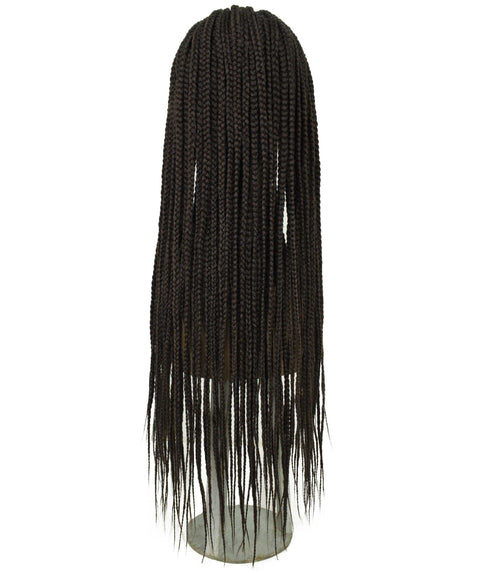 Jordan Medium Brown Braided Lace Wig