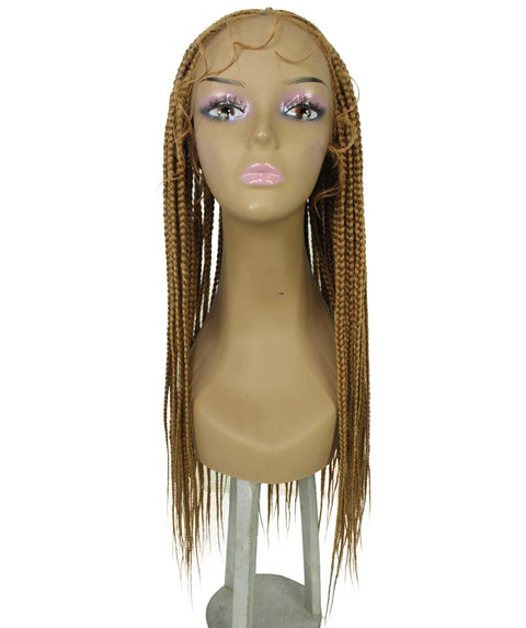 Jordan Golden Blonde Braided Lace Wig