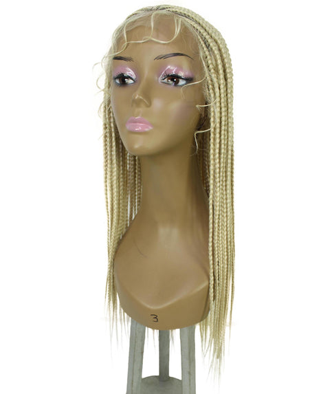 Jordan Light Blonde Braided Lace Wig