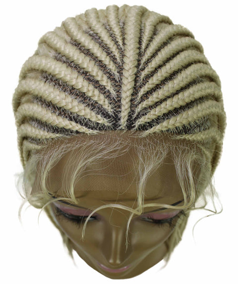 Jordan Light Blonde Braided Lace Wig