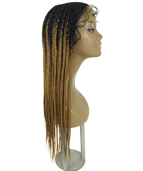 Jordan Honey blonde Ombre Blend Braided Lace Wig