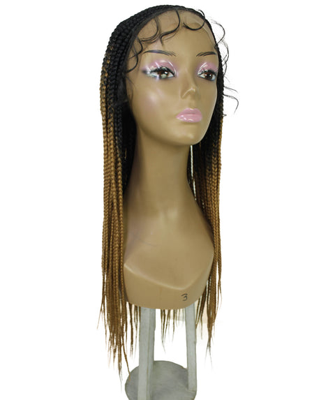 Jordan Honey blonde Ombre Blend Braided Lace Wig