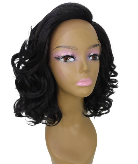 Aliyah Natural Black Layered Lace Wig