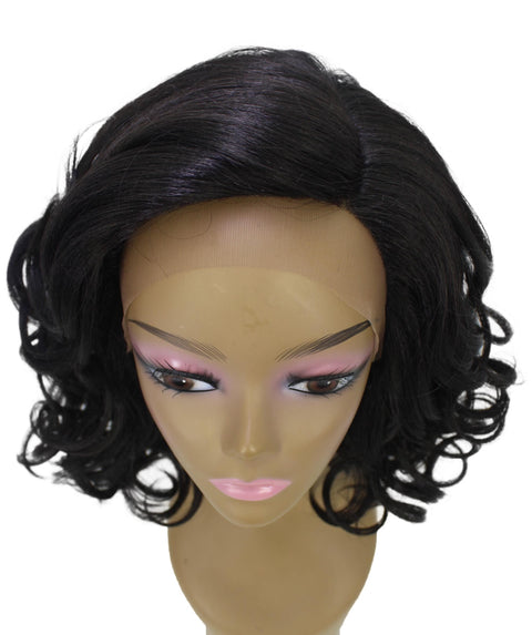 Aliyah Natural Black Layered Lace Wig