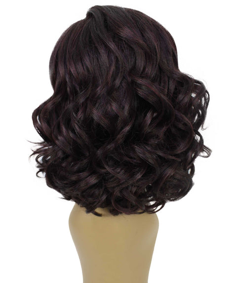 Aliyah Deep Red and Black Blend Layered Lace Wig