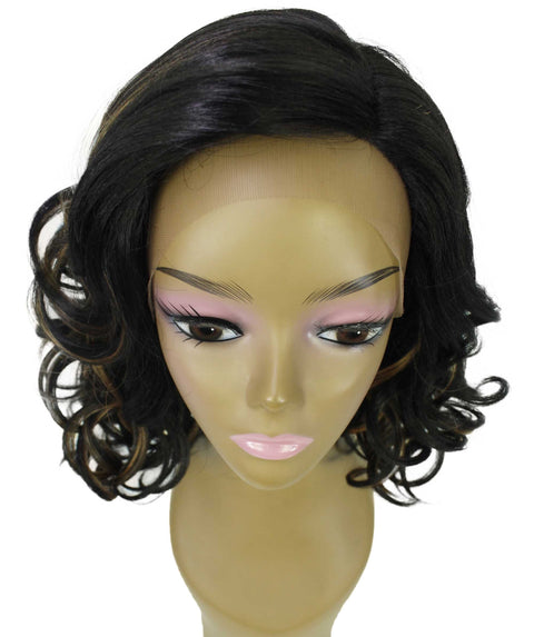 Aliyah Black with Golden Layered Lace Wig