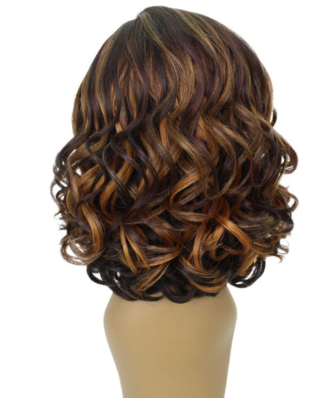 Aliyah Caramel Brown Blend Layered Lace Wig