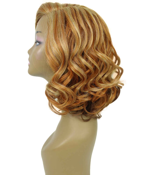 Aliyah Strawberry Blonde Layered Lace Wig