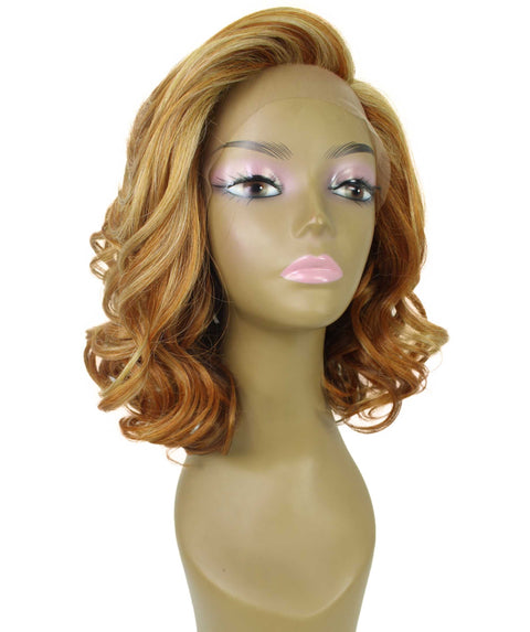 Aliyah Strawberry Blonde Layered Lace Wig