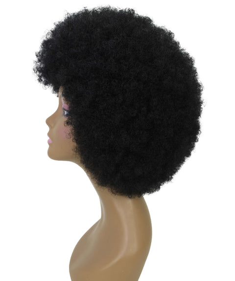 Audre Black Afro Half Wig