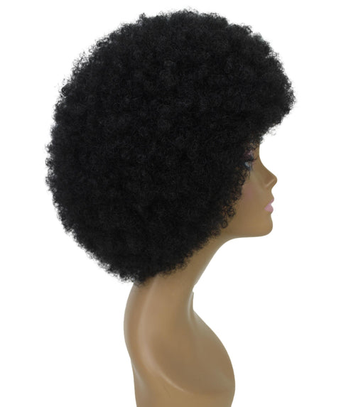 Audre Black Afro Half Wig