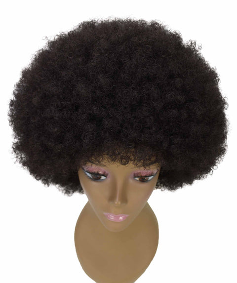 Audre Dark Brown Afro Half Wig