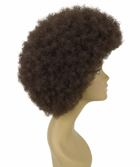 Audre Medium Brown Afro Half Wig