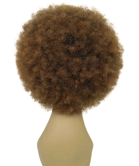 Audre Dark Auburn Brown Blend Afro Half Wig