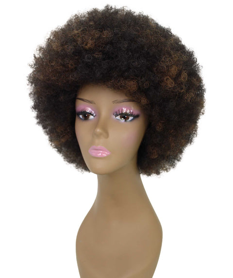 Audre Dark Brown Blend Afro Half Wig