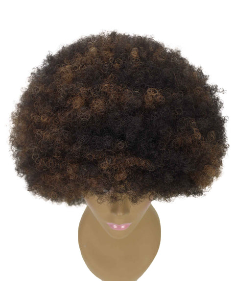 Audre Dark Brown Blend Afro Half Wig