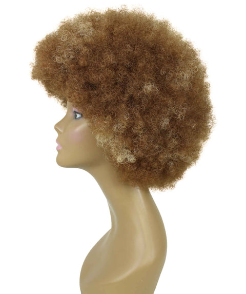 Audre Black Blend Afro Half Wig